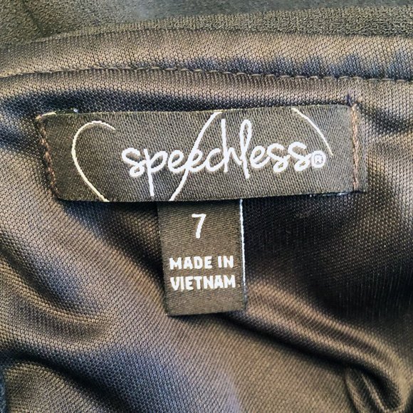 NWT Speechless Dress in Black Size 7 - Picture 11 of 15